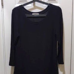 Pure + Good Long Sleeve Black Dress Shirt